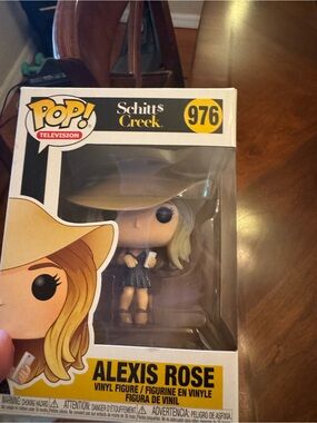 Funko Pop! Schitt's Creek Alexis Rose Blonde Vinyl Figure - white, yellow, black